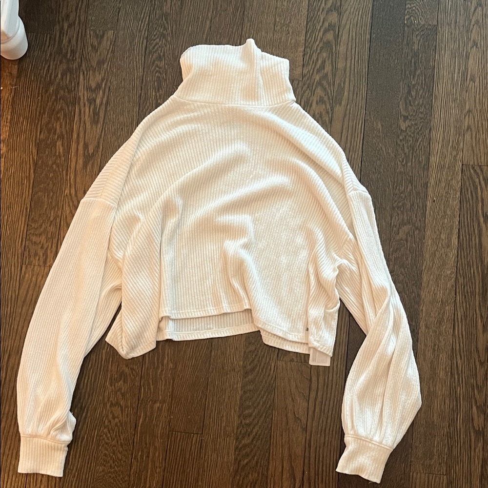 Cozy White Turtleneck Sweater